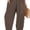 Brown, variant on ZANKLEY Women High Waist Loose harem Lounge Pants Pocketed Summer Casual Beach Travel