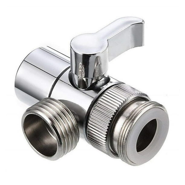 Grifo de 3 vías para fregadero válvula desviadora válvula de cobre para ducha/fregadero/lavabo