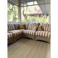 thumbnail image 5 of Basic Cream Brown Indoor/Outdoor Rug - UV Resistant, Made from 100% Recycled Material, Reversible, 5 of 6