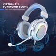 thumbnail image 2 of Auriculares para juegos FIFINE USB RGB 7.1 Surround Sound para PC/PS4, 2 of 9