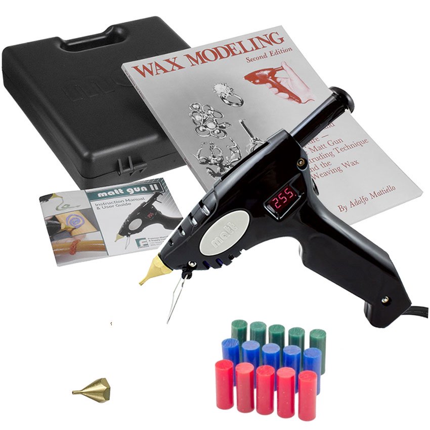 Matt Wax Gun II Kit Jewelry Sculpture Craft For Creating Wax Models