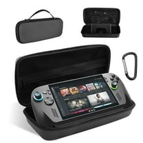 Carrying Case for ROG Xbox ally /ROG Xbox ally X Handheld Game Console,Hard Shell Cover with Pocket Cable Charger & Accessories ,Shockproof,Water Resistant (Black)