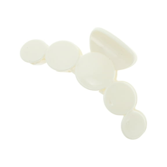 Unique Bargains 1 Pc Five Circles Hair Clips Hairdo Clip for Home White