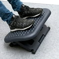 thumbnail image 1 of Mind Reader Adjustable Height Ergonomic Foot Rest, Black, 1 of 5