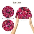 thumbnail image 5 of Yiaed Orchids Flowers Print Satin Bonnet Silk Bonnet Hair Bonnet for Sleeping Hair Bonnets, 5 of 6