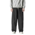 thumbnail image 1 of XDZJLR Men's Casual Pants 2025 Spring Plus Size Denim Trend Loose Wide Leg Straight Leg Pant, 1 of 3