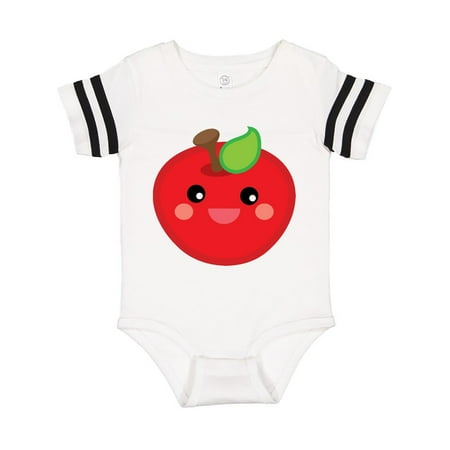 

Inktastic Smiling Apple Gift Baby Boy or Baby Girl Bodysuit