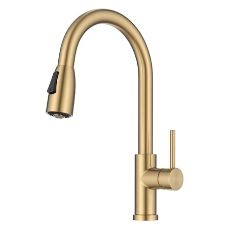 Kraus Kpf-1626 Coda 1.8 GPM Single Hole Kitchen Faucet - Brass