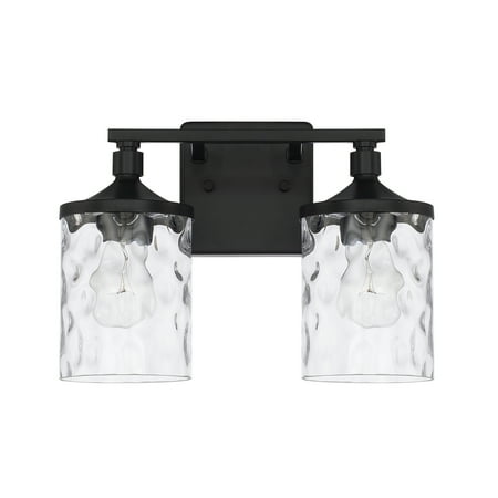 

Capital Lighting 128821-451 Colton 2 Light 13 Wide Bathroom Vanity Light - Black