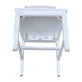 thumbnail image 7 of International Concepts Seaside Solid Wood Chairs in White - Set of 2, 7 of 7