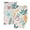 Hand-Drawn Cute Cartoon Floral A Seamless Pattern, variant on 2-Pack Soft 100% Cotton & Highly Absorbent Bath Towel 2 Defferent Pattern Designs Hand-drawn Cute Cartoon Floral A Seamless Pattern