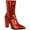 Red, variant on 325-FRESCA Adult Costume Shoes Gold - Size 9