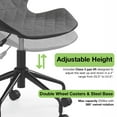thumbnail image 7 of Modern Home Ripple Mid-Back Office Task Chair - White/Black, 7 of 7