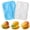4-Cavity Mango, variant on 3D Mango Shape Cake Mold - 4 Cavity Fruit Pudding Mango Silicone Molds for Baking Pastry, Ice Cream, Mousse Cake Decoration Mould Supplies