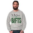 thumbnail image 5 of Christmas Tis The Season For Presents Sweatshirt for Men or Women, 5 of 6