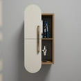 thumbnail image 3 of Hommy Craft - Rose, 1 Piece, Walnut, Cream Wall Shelf, 3 of 5
