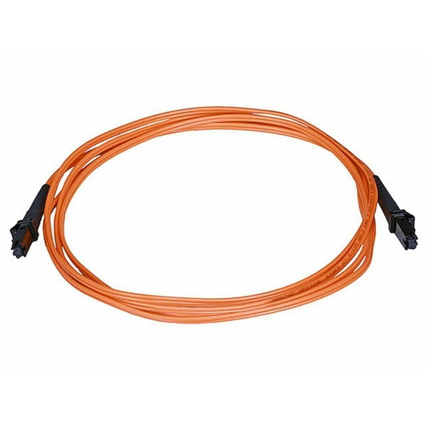 Câble de Réseau à Fibre Optique OM1 RJ à RJ Orange 15 Mètres (50 Pieds)