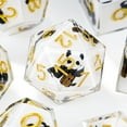 thumbnail image 5 of HOONGKAI DND Dice Set,7Pcs,White Panda Polyhedral Resin Dice Set with Gift Box,Cute Dice for Dungeons and Dragons D&D RPG MTG Table Games for 5 Years & up, All Ages, 5 of 9