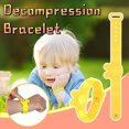 thumbnail image 2 of Cute Frog Shape Simple Sensory Dimple Fidget Bracelet Toy Silicone Decompression Wristband, Kawaii Frog Sensory Fidgeting Game Bubble Music Bracelet Mini Flip Finger Press Toy (Yellow, 1PC), 2 of 8