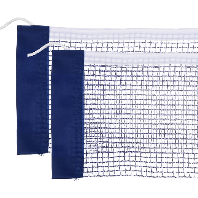 Uxcell Table Tennis Net Replacement Ping Pong Net String Tension Equipment Accessories PE, Blue 2 Pack