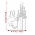 thumbnail image 2 of Die Cuts for Card Making, Ouginx Christmas Deer Tree Metal Cutting Dies DIY Die Cutters Die Stencils for Scrapbooking, Embossing & More, 2 of 6