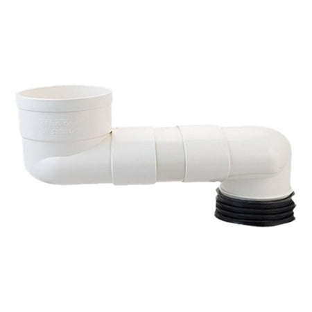 

Universal Offset Toilet Flange Extension Drain Adapter Expanded Hose Toilet Flange Shifter for Plumbing Drainage ing Drain 15cm