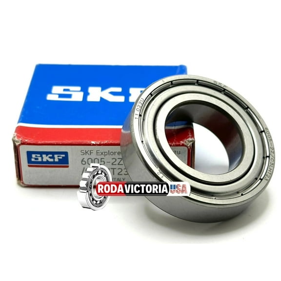SKF 6005 ZZ LHT23 DEEP GROOVE BALL BEARING, METAL SHIELDED 25x47x12mm