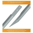 thumbnail image 2 of Pack of 4 Fence Post Repair - Upgraded Fence Post Anchor Ground Spike for Repair Tilted/Broken Wood Fence Post, 2 of 6