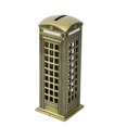 thumbnail image 2 of Novedad, modelo de cabina telefónica de Metal, caja de almacenamiento de dinero, adornos de decoración para el hogar y la Oficina, 2 of 8