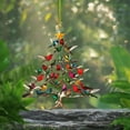 thumbnail image 4 of 2PCS 2025-2025 Hummingbird Christmas Ornament-Gift for Hummingbird Lover,Colorful Stack Hummingbird Home Decor,Double-Sided Design Acrylic Hummingbird Christmas Tree Ornaments, 4 of 7