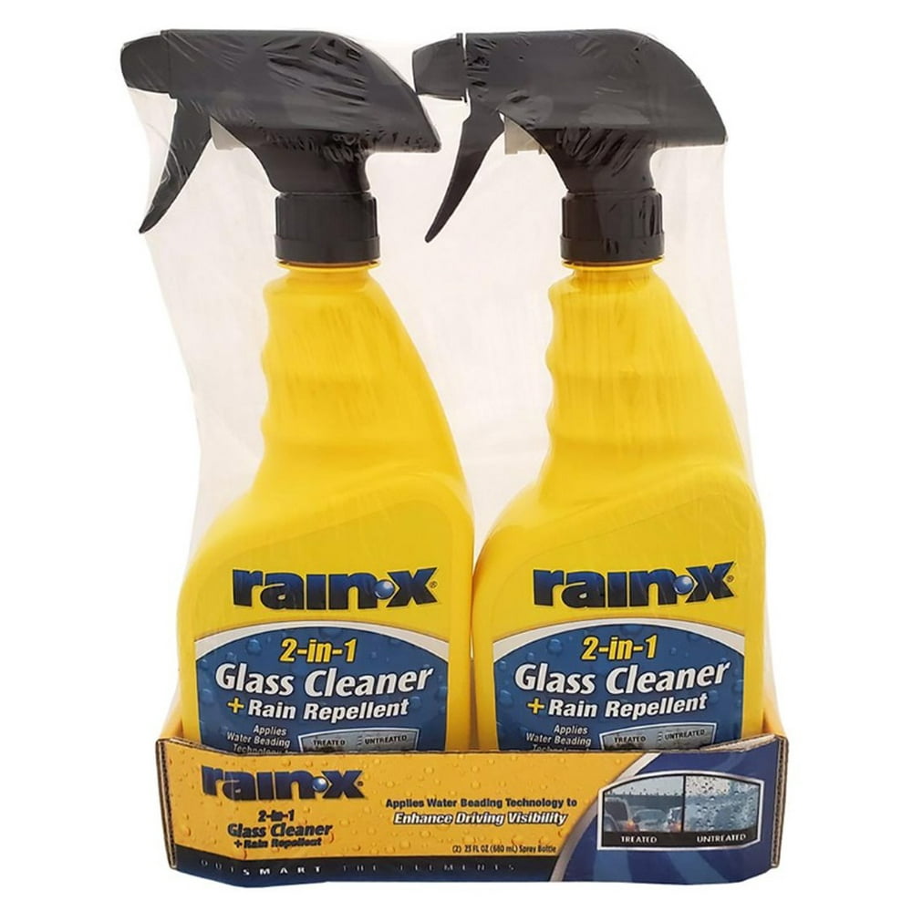 RainX 2in1 Glass Cleaner with Rain Repellent, 2 pk./24oz.