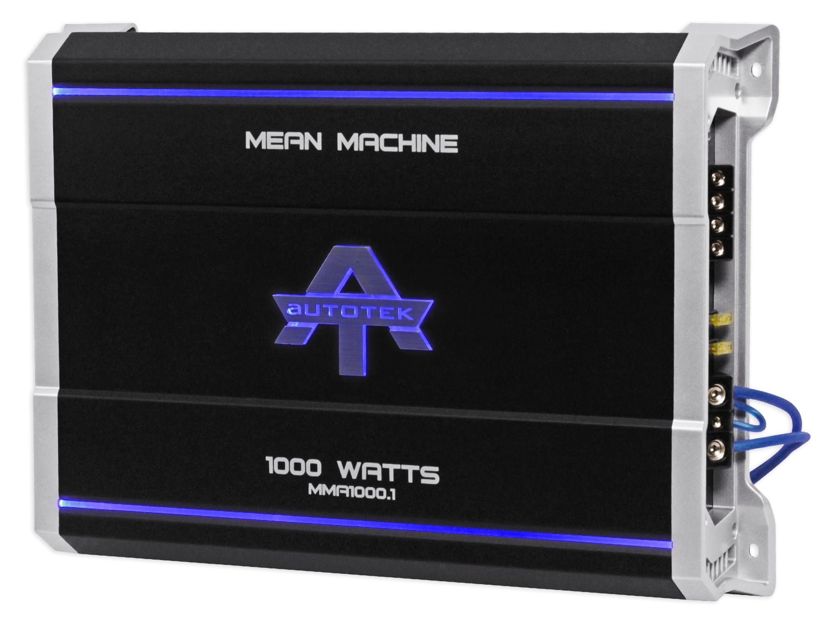 Autotek MMA1000.1 1000 Watt @ 2 Ohm Mono Car Audio Amplifier+Amp Kit+Bass Remote - Walmart.com