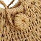 thumbnail image 4 of Bolso de ratán YYW tejido a mano para playa de verano con asa superior, 4 of 6