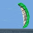 thumbnail image 1 of EGNMCR Camping et Randonnée Nouveau Ligne 2,5 m Parachute Cascade Sport Plage Jouets d'Extérieur Bleu Grand Cerf-Volant Parachute Kite, 1 of 3