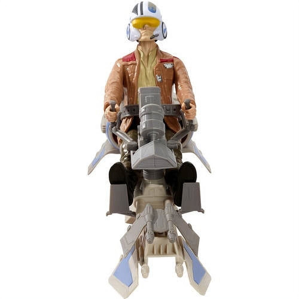 Star Wars The Force Awakens Speeder Bike – Mit Poe Dameron Figur, 30,5 Cm