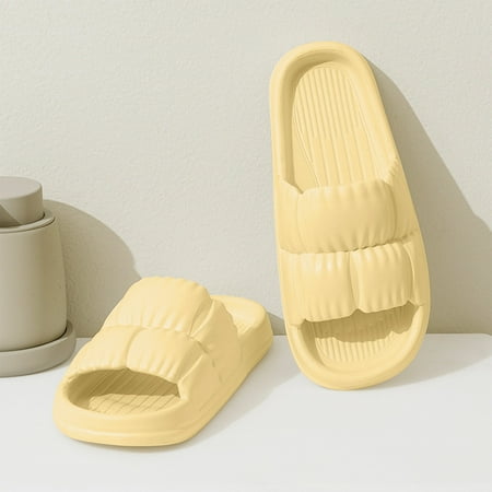 

Wedge Sandals for Women Gnobogi Women Men Slippers Home Couple Shoes Indoor Outside Soft Soled Slippers