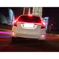 thumbnail image 4 of Red Lens LED Bumper Reflector Lamps For 2015-2017 Honda FIT Pre-LCI, JDM Fluid Style Lenses, Function as Rear Fog/Running Lights & Brake Lights, 4 of 9