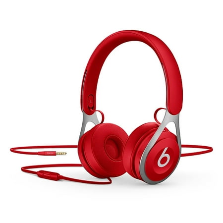 Beats EP by Dr. Dre On-Ear Wired Headphones with Mic and 3.5 MM Jack - Red (Certified