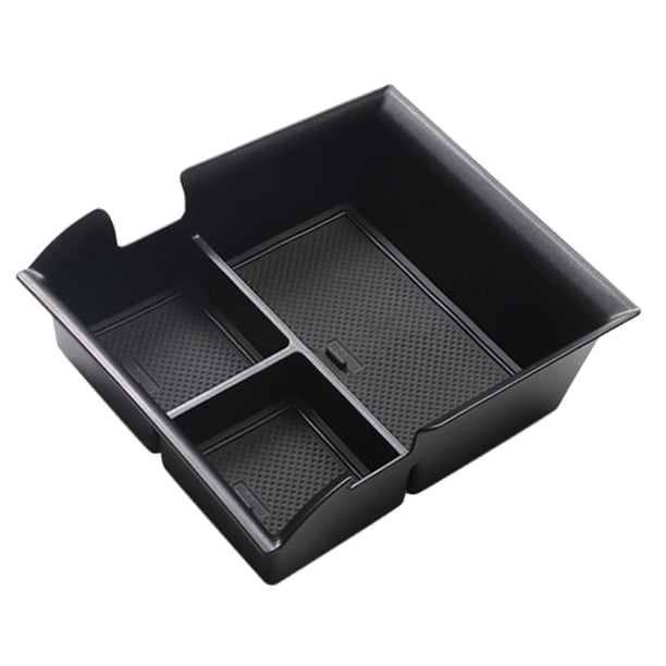 bandeja de la consola central,Consola central Bandeja Organizador Portavasos,Caja de almacenamiento de caja de reposabrazos para accesorios de coche,Accesorios de la bandeja del organizador de