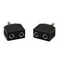thumbnail image 4 of Adaptador 2 Jacks 3.5mm a Plug 3.5mm Estéreo Macho MRS AC111 MORRISON negro 16x11x8, 4 of 4