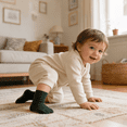 thumbnail image 5 of Toddler Non Slip Cotton Crew Socks with Anti-slip Dots for Infant Baby Boys Girls, 5 of 7