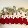 thumbnail image 1 of YAOMOBB Xmas Sock Decoration Classic Letter Christmas Ornament Large Capacity Stocking Hanging Decoration, 1 of 7