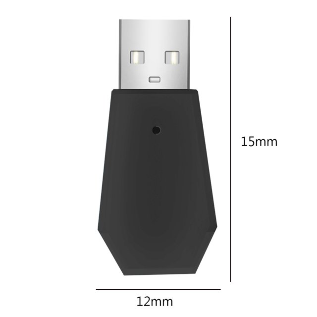 Receptor Consola de juegos Adaptador USB 2.4G Dongle inalámbrico USB para TV Computadora PC