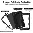 thumbnail image 4 of Hoibon for Walmart Onn 7 Core 2026 Case 7 Inch Heavy Duty Soft Silicone with Kickstand Protective Cover with Shoulder Strap Compatible with for Onn 7 Core 2026 Model 36020962 (Black), 4 of 7