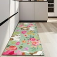 thumbnail image 4 of Basset Hound and Pioneer Flower Kitchen Rug Mat,Kitchen Runner Rugs Non Skid Washable,Decorative Kitchen Floor Mats for Kitchen,Sink,Laundry,17"X47", 4 of 5