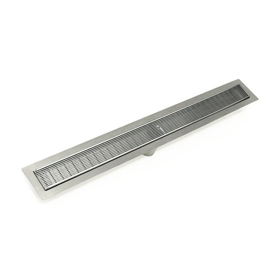 Infinity Drain 48" FFAS 6548 PS Linear Drain Kit: Polished Stainless
