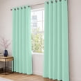 thumbnail image 1 of Cortinas Blackout 275cm Ancho X 215cm De Largo En 2 Paneles, 100% Microfibra Poliéster MENTA, 1 of 1