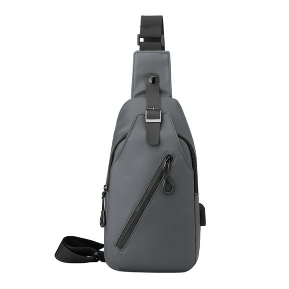 MUSOIE Mens Sling Bag Anti-theft Crossbody Chest Shoulder Backpack Adjustable Fanny Pack for Travel