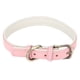 thumbnail image 4 of Elegante collar para perros de piel sintética color rosa con hebilla de bronce para cachorros pequeños y medianos - XS, 4 of 8