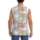 thumbnail image 4 of Balery Lovely Bear Camisetas sin mangas para hombre, absorbe la humedad y protege contra el mal olor.-Small, 4 of 7